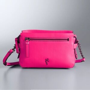 SIMPLY VERA WANG • Hot Pink Crossbody Purse • NWOT